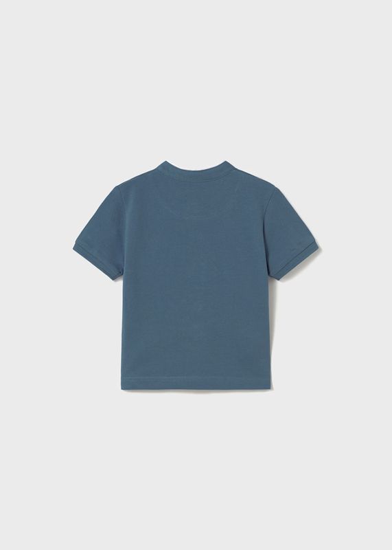 Mayoral mao collar polo shirt
