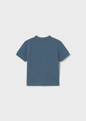 Mayoral mao collar polo shirt