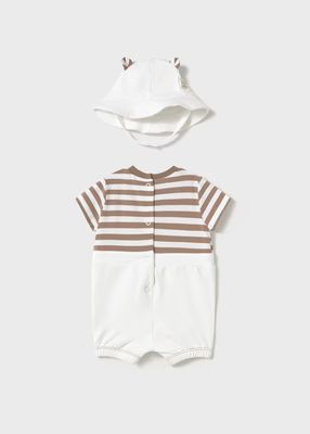 Mayoral teddy dungarees roper with hat