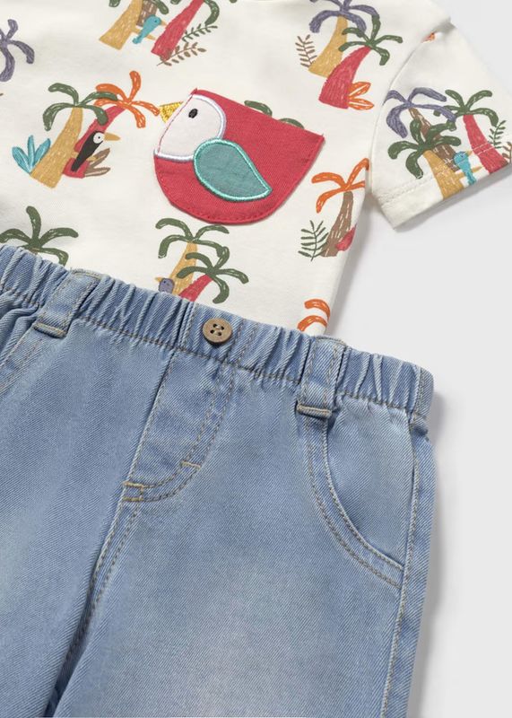 Mayoral shorts and t-shirt set