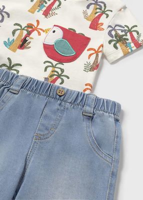 Mayoral shorts and t-shirt set