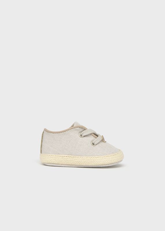 Mayoral linen lace up shoes