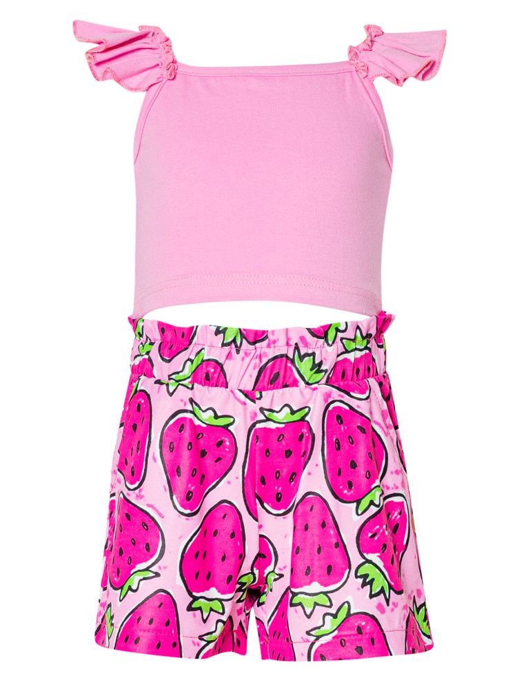 SRFN printed top-shorts set