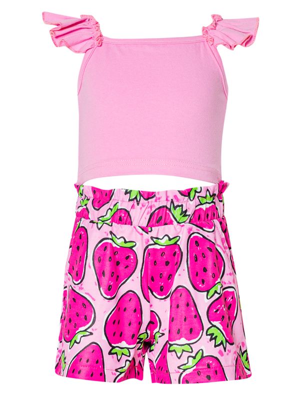 SRFN printed top-shorts set