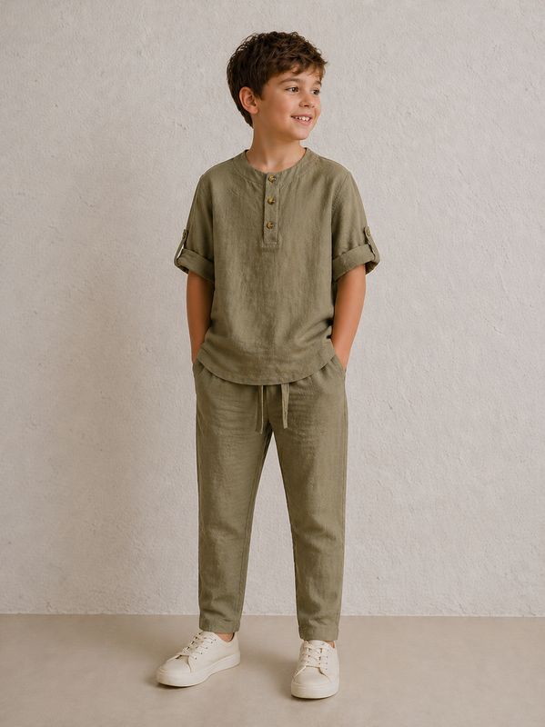 SRFN shirt and bermuda shorts set