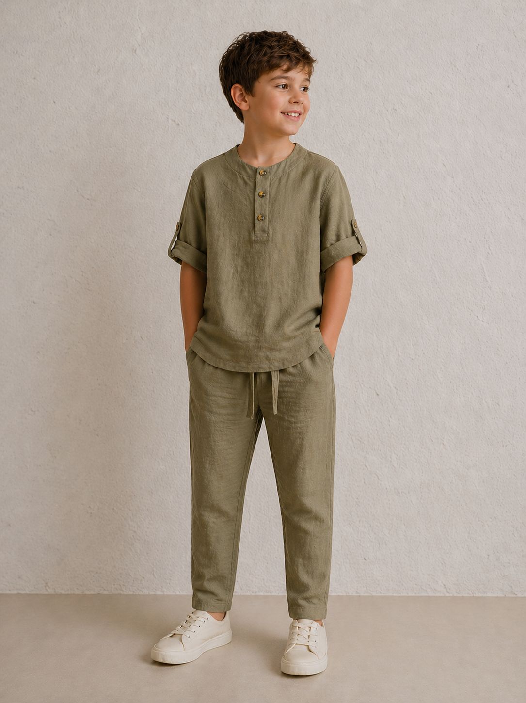 SRFN shirt and bermuda shorts set