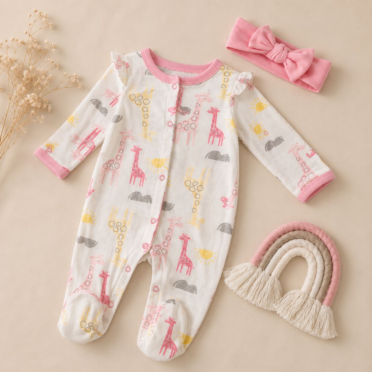 SRFN bodysuit with bow headband