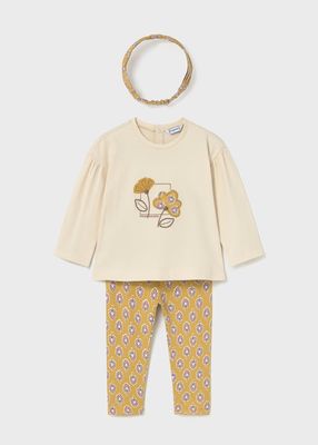 Mayoral leggings set with headband