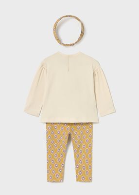 Mayoral leggings set with headband