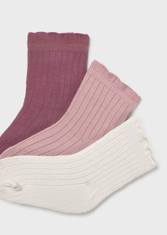 Mayoral 3 packs rib knit socks