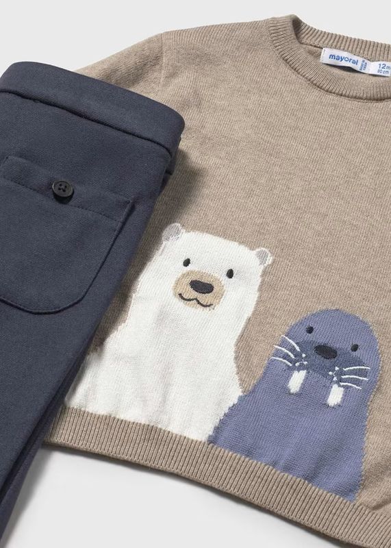 Mayoral jumper and cozy trousers set