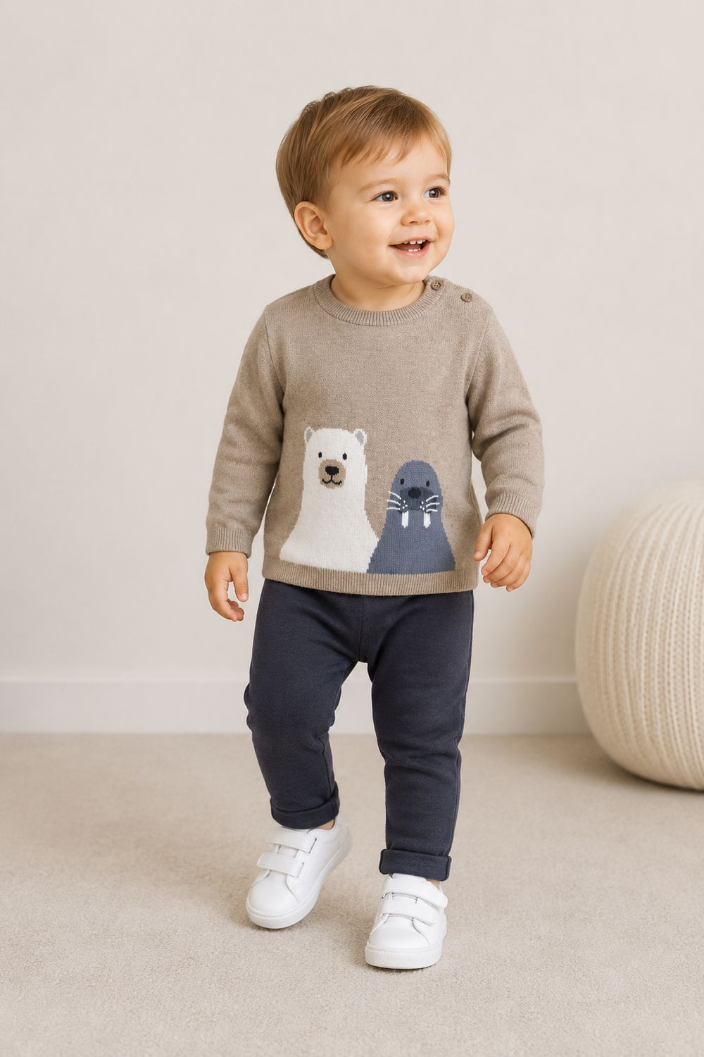 Mayoral jumper and cozy trousers set