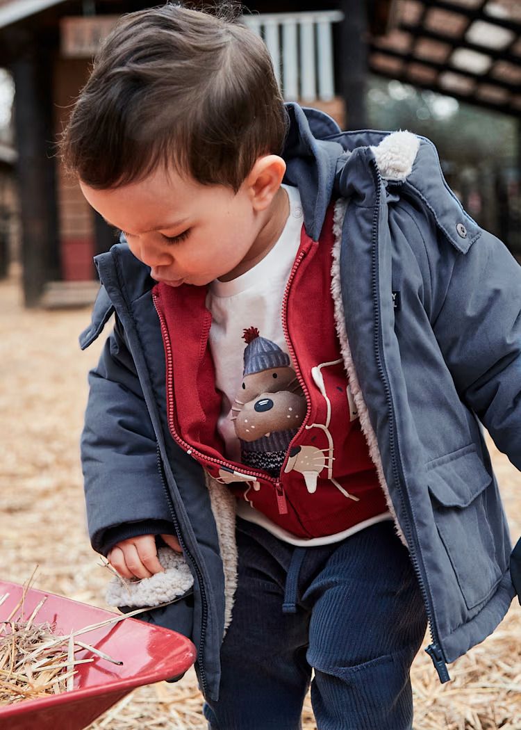 Mayoral coat with mittens