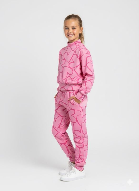 SRFN velvet tracksuit set