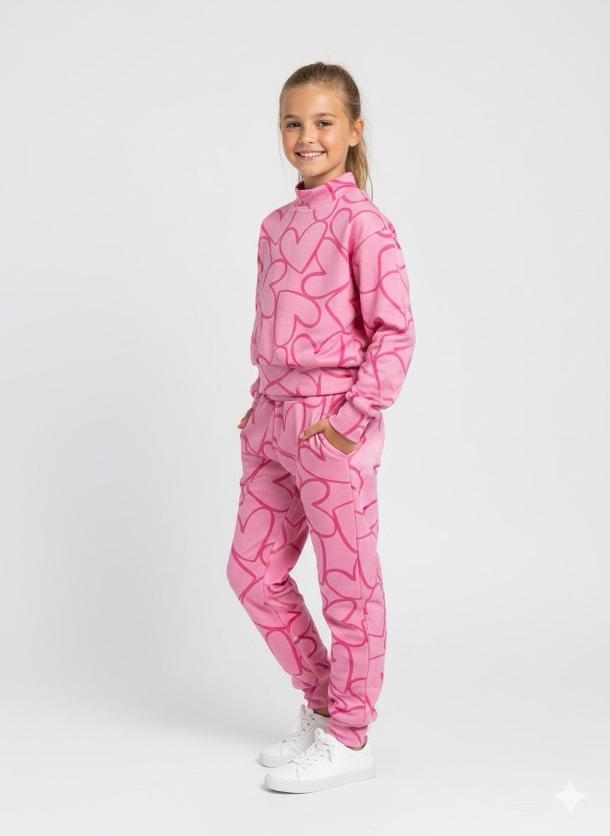 SRFN velvet tracksuit set