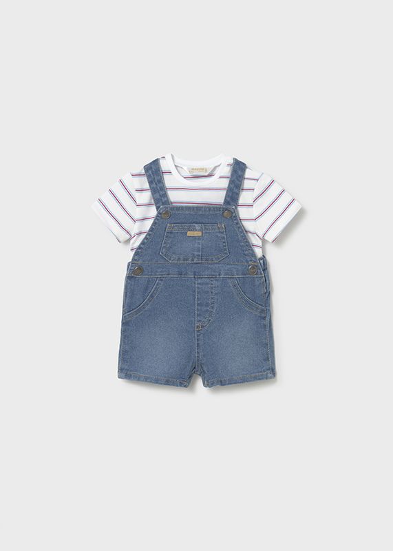 Mayoral dungarees with t-shirt
