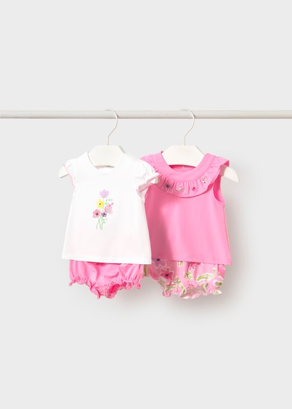 Mayoral 4 pieces ruffled set