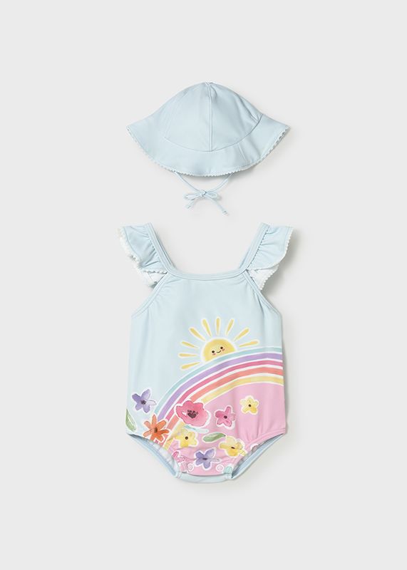 Mayoral swimwear set with hat