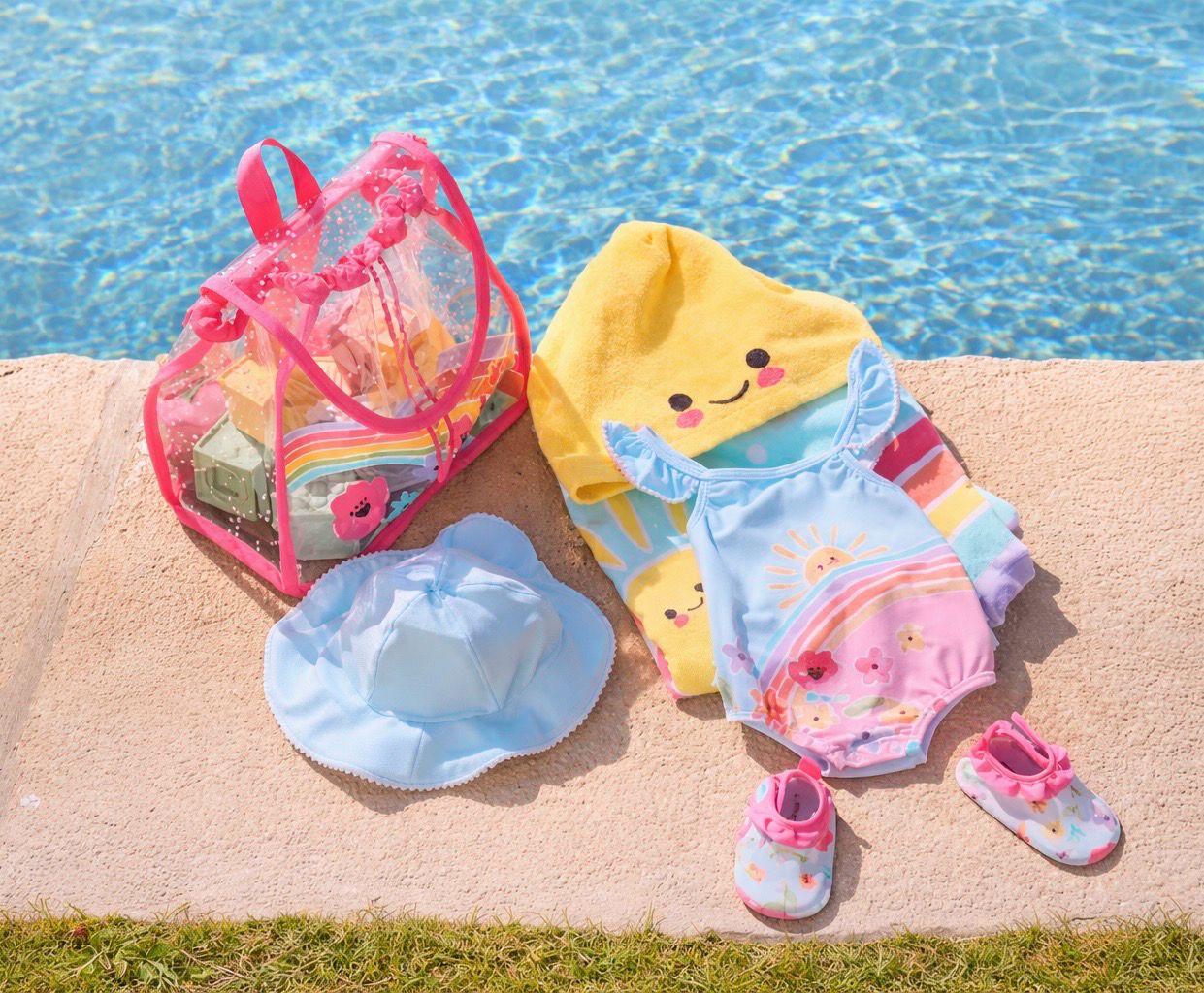 Mayoral swimwear set with hat