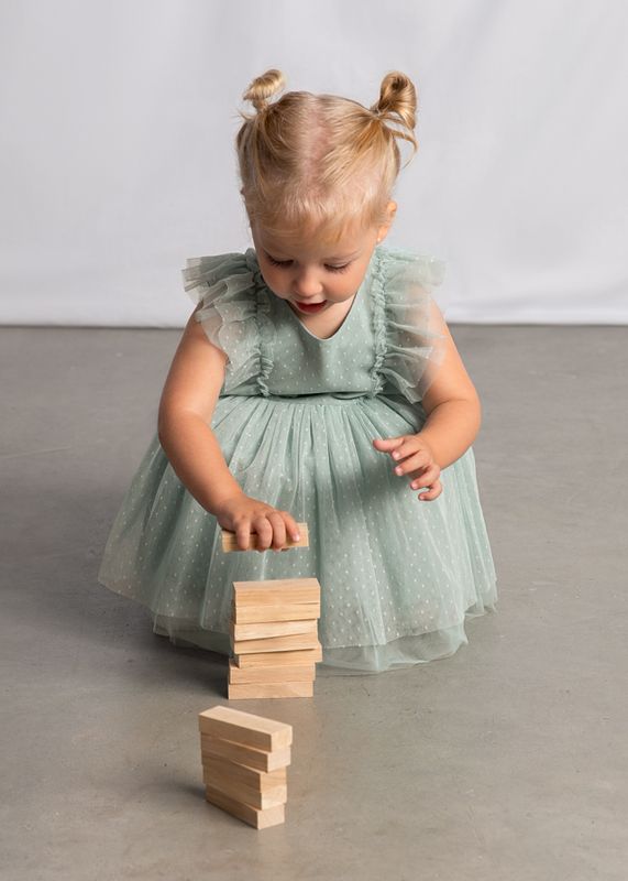 Mayoral tulle dress with headband