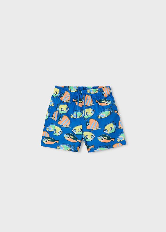 Mayoral bermuda print swim shorts