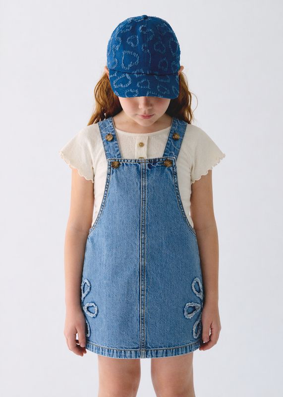 Mayoral flowing denim dungarees
