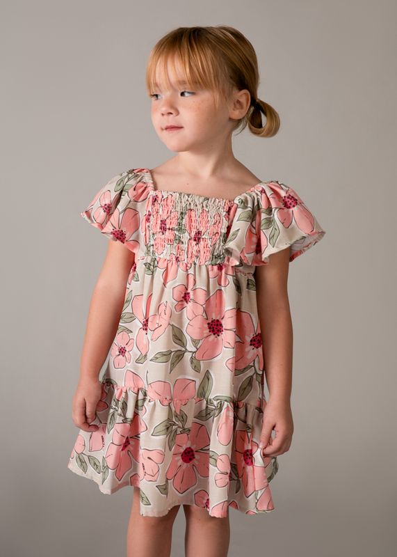 Mayoral honeycomb print dress