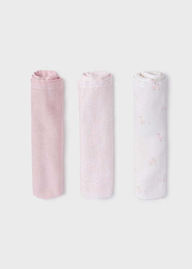 Mayoral set of 3 muslins