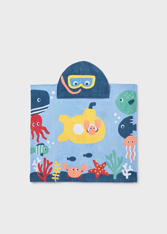 Mayoral hooded beach towel