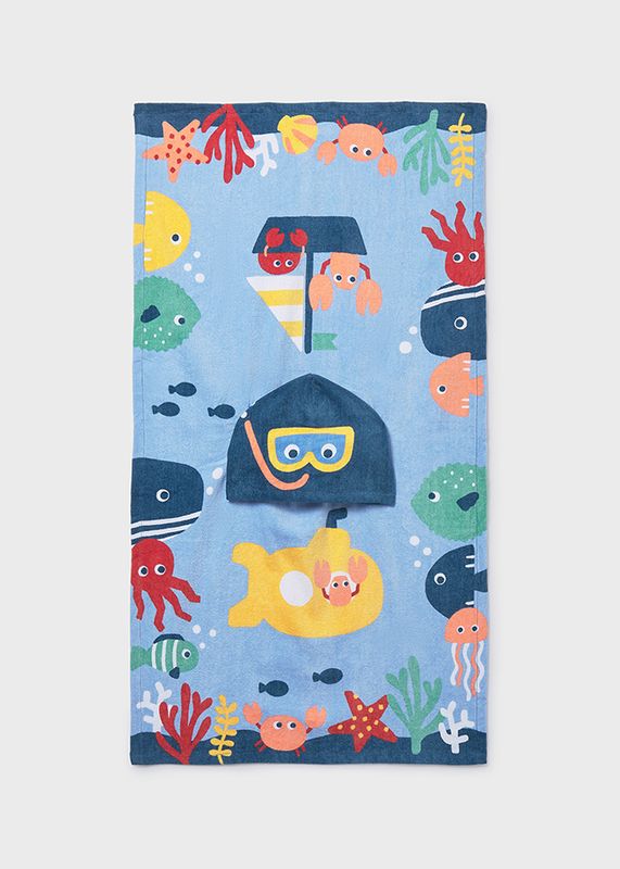 Mayoral hooded beach towel