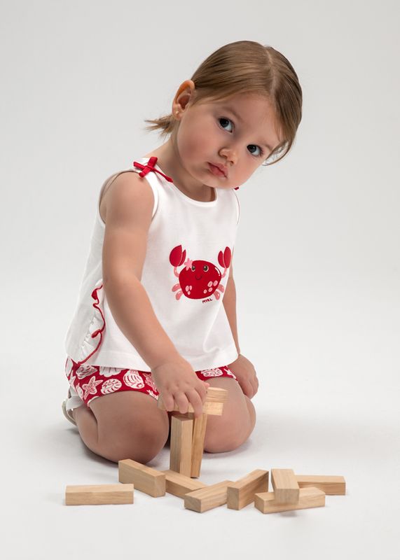 Mayoral printed shorts and t-shirt set