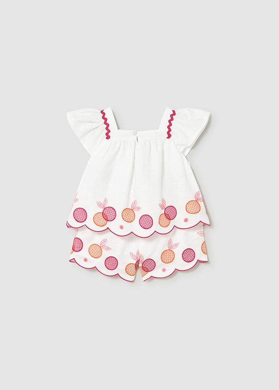 Mayoral bermuda shorts and blouse set