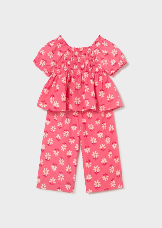 Mayoral print trousers set