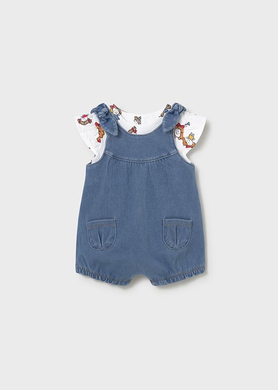 Mayoral romper and t-shirt set