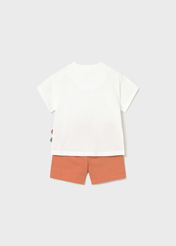 Mayoral shorts and interactive T-shirt set