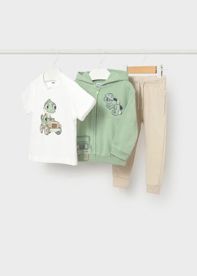 Mayoral tracksuit with interactive t-shirt