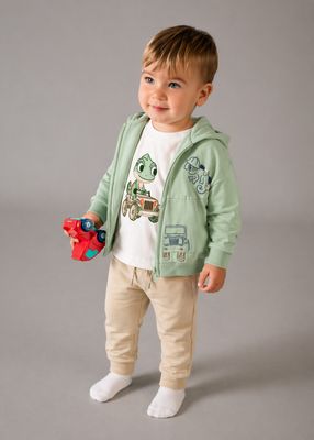 Mayoral tracksuit with interactive t-shirt