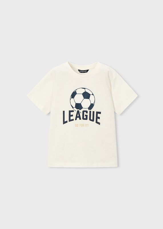 Mayoral print football t-shirt