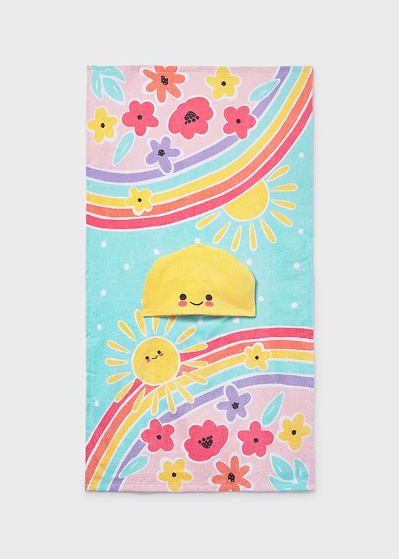 Mayoral hooded beach towel