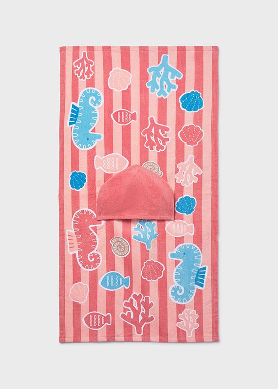 Mayoral hooded beach towel