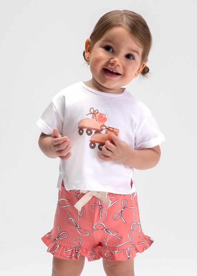 Mayoral set print shorts and top