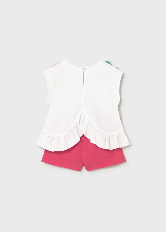 Mayoral set shorts and fruit t-shirt