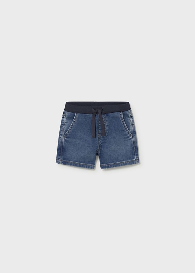 Mayoral bermuda jean shorts with elasticated waist
