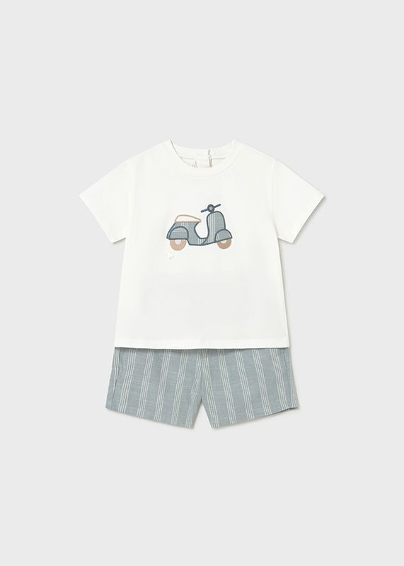 Mayoral bermuda shorts linen set