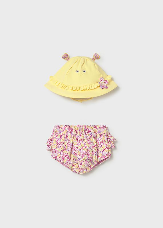 Mayoral swimsuit and hat set