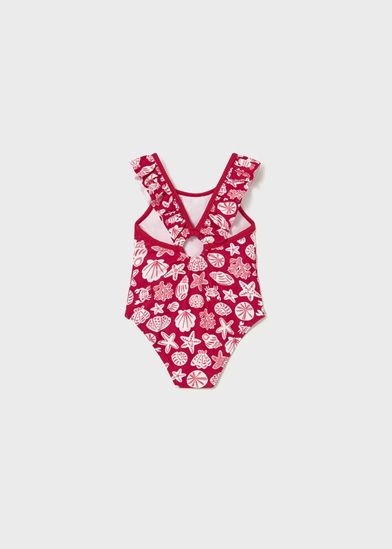 Mayoral ruffle print swimsuit