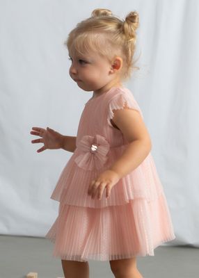 Mayoral pleated tulle dress