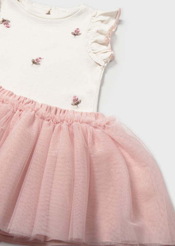 Mayoral tulle skirt set with ruffles