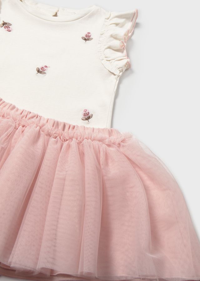 Mayoral tulle skirt set with ruffles