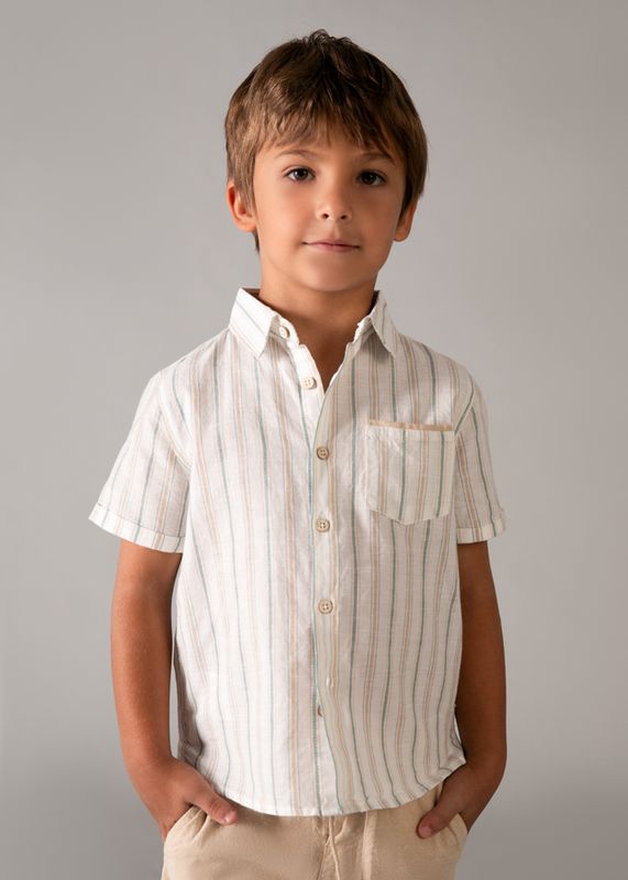 Mayoral linen set with Bermuda Shorts